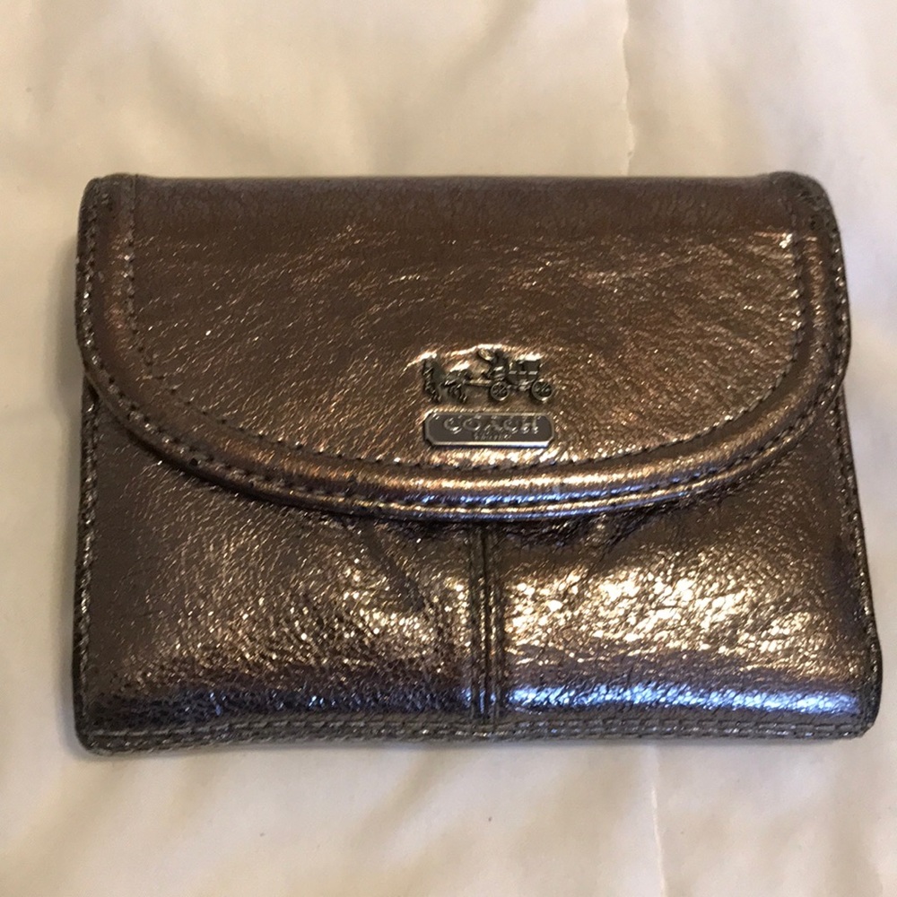 Coach Coated Patent Leather Wallet SLG